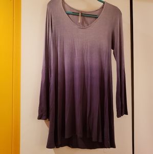 Long sleeve shirt dress